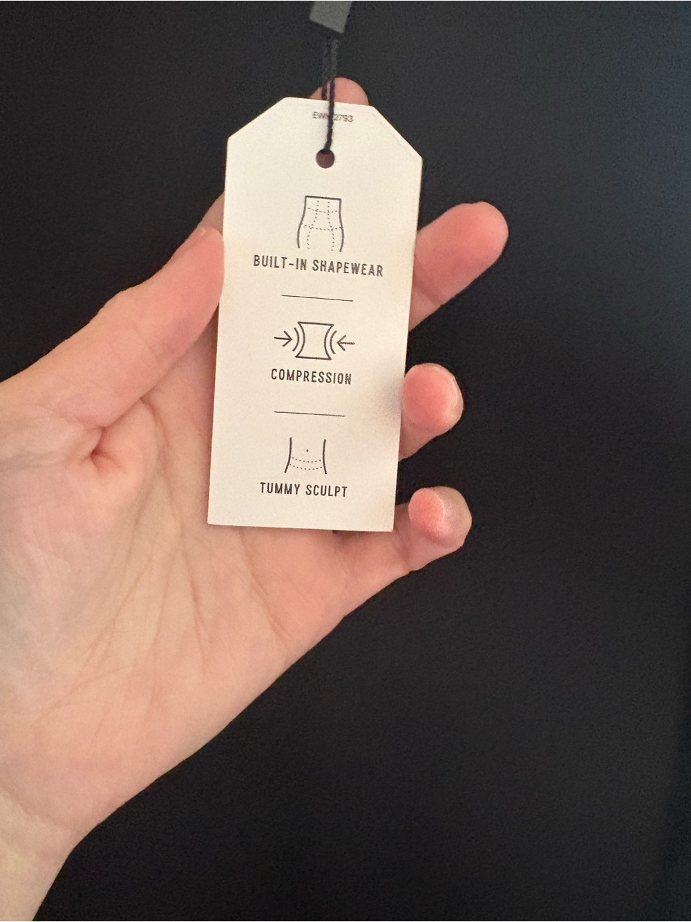 Express NWT black midi dress. - Picture 3 of 4